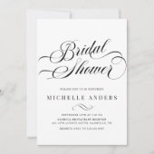 Elegant minimalistisch Vrijgezellenfeest Kaart (Voorkant)