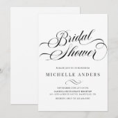 Elegant minimalistisch Vrijgezellenfeest Kaart (Voorkant / Achterkant)