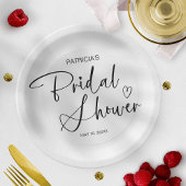 Elegant minimalistisch Vrijgezellenfeest Papieren Bordje