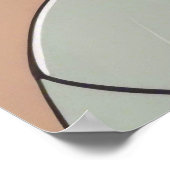 Elegant minimalistisch vrouwenportret - moderne ku poster (Hoek)