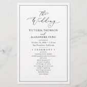 Elegant minimalistisch weddenschap (Voorkant)