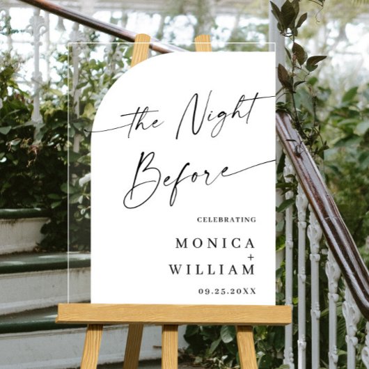 Elegant Minimalistisch WELKOM repetitie diner Acryl Bord