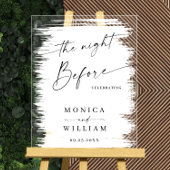 Elegant Minimalistisch WELKOM repetitie diner Acryl Bord