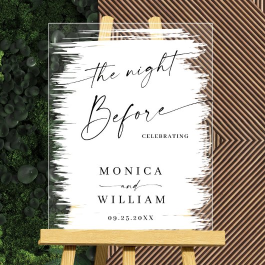 Elegant Minimalistisch WELKOM repetitie diner Acryl Bord