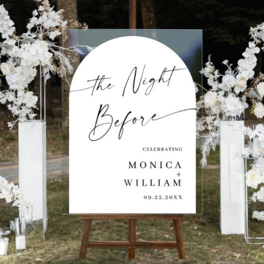 Elegant Minimalistisch WELKOM repetitie diner Acryl Bord