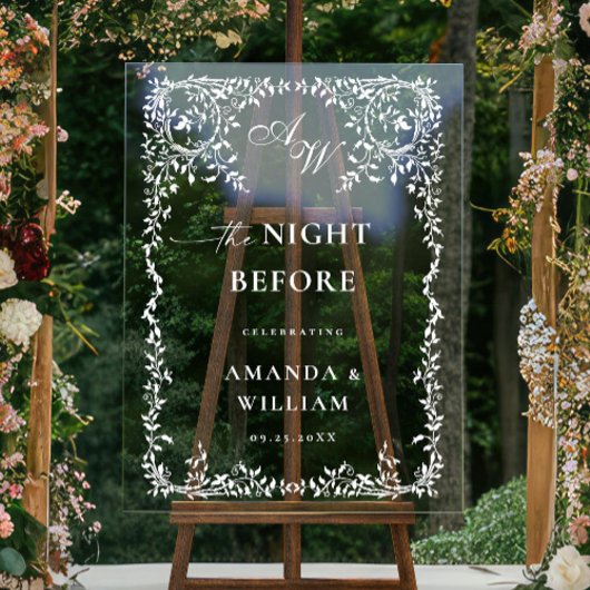 Elegant Minimalistisch WELKOM repetitie diner Acryl Bord