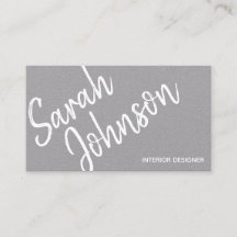 Elegant minimalistisch wit kalligrafie grijs Kraft