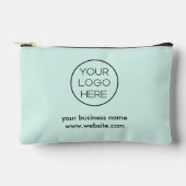 Elegant Minimalistisch Zakelijk Logo | Turquoise Etui (Voorkant)