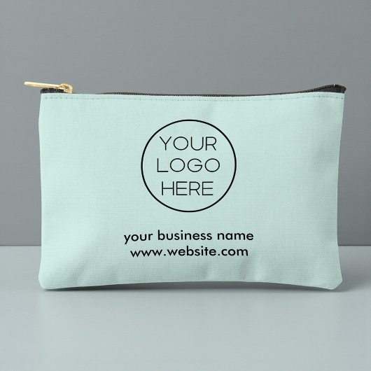 Elegant Minimalistisch Zakelijk Logo | Turquoise Etui