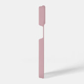 Elegant minimalistisch zwart-roze monogram van het iPhone hoesje (Rechterkant)