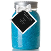 Elegant minimalistisch zwart-wit product Label