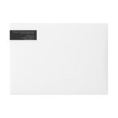 Elegant Minimalistisch Zwart Witte Cosmetica Pot L (Voorkant)