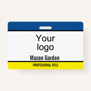 Elegant, minimalistische badge
