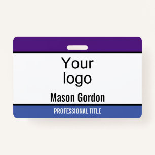 Elegant, minimalistische badge