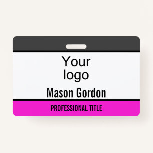 Elegant, minimalistische badge