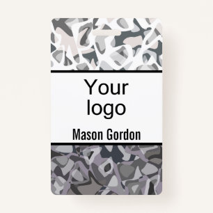 Elegant, minimalistische badge