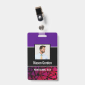 Elegant, minimalistische badge (Voorzijde met clip)