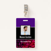 Elegant, minimalistische badge (Voorkant met clip)