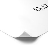 Elegant Minimalistische Bruiloftsdiners voor de Re Poster (Hoek)