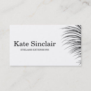 Elegant-minimalistische Eyelash-uitbreidingen Visitekaartje
