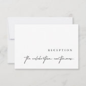 Elegant minimalistische Kaarten voor eenvoudige br RSVP Kaartje (Voorkant)