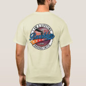 Elegant Minimalistische Logo Ontwerp Brooklyn Natu T-shirt (Achterkant)