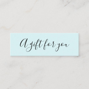 Elegant minimalistische trendmatige moderne kortin mini visitekaartje