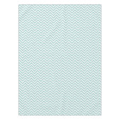 Elegant Mint Chevrons Patroon Tafelkleed (Voorkant)
