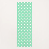 Elegant Mint Green Fitness Moderne Sjabloon Yogamat (Voorkant)