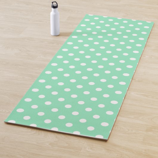 Elegant Mint Green Fitness Moderne Sjabloon Yogamat (In situ)