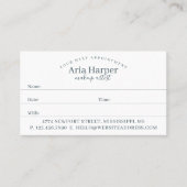 Elegant Mint Green Geode Gold Glitter Agate Afsprakenkaartje (Voorkant)