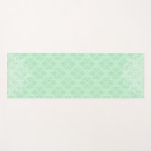 Elegant Mint Green Oriental Mandala Yoga Mat (Voorkant (horizontaal))