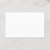 Elegant Mint Green White Trendy Modern Simple Visitekaartje (Achterkant)