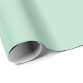 Elegant Mint Green Wrapping Paper Cadeaupapier (Rol Hoek)