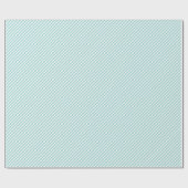 Elegant Mint Groen Licht Aqua Blauwgroen Streeppat Cadeaupapier (Vlak)