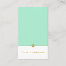 Elegant Mint White Gold