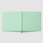 Elegant mintgroen gastenboek (Volledig)