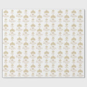 Elegant Mis Quince Anos Gold Tiara Cadeaupapier (Vlak)