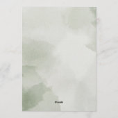 Elegant Miss to Mrs Bridal Shower Invitation Kaart (Achterkant)