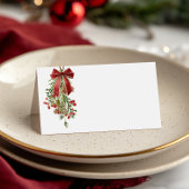 Elegant Mistletoe Holiday  Plaatskaartje