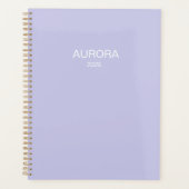 Elegant Misty Lila gepersonaliseerde naam - Planner (Voorkant)