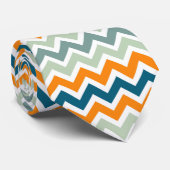 Elegant Mixed Colors Chevron Pattern Stropdas (Opgerold)