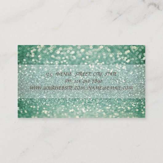 Elegant Mixer Sunflower Bokeh Visitekaartje (Achterkant)