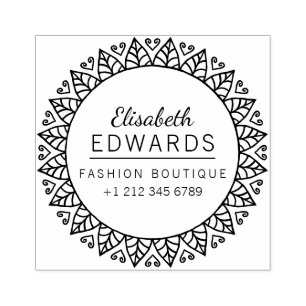 Elegant Mode Boutique Rubberstempel