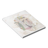 elegant mode dames in 1920 notitieblok (Schuin)