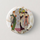  elegant mode dames in 1920 ronde button 5,7 cm (Voorkant)