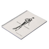 Elegant Mode Designer Portfolio Sketch Notitieboek (Linkerzijde)