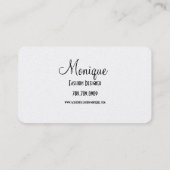 Elegant Mode Designer - Visitekaartjes (Achterkant)
