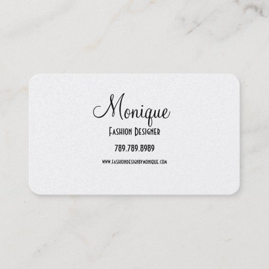Elegant Mode Designer - Visitekaartjes (Achterkant)