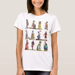 Elegant Mode Regency Marie Antoinette T-shirt